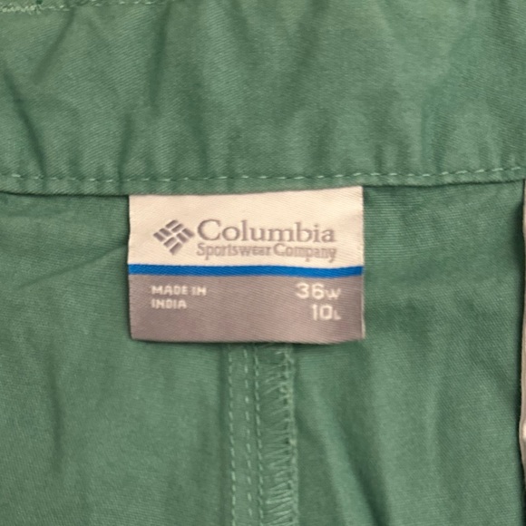 Men’s Columbia PFG 36w shorts - mint - Picture 2 of 3